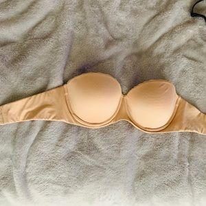 Calvin Klein nude strapless bra size 36c